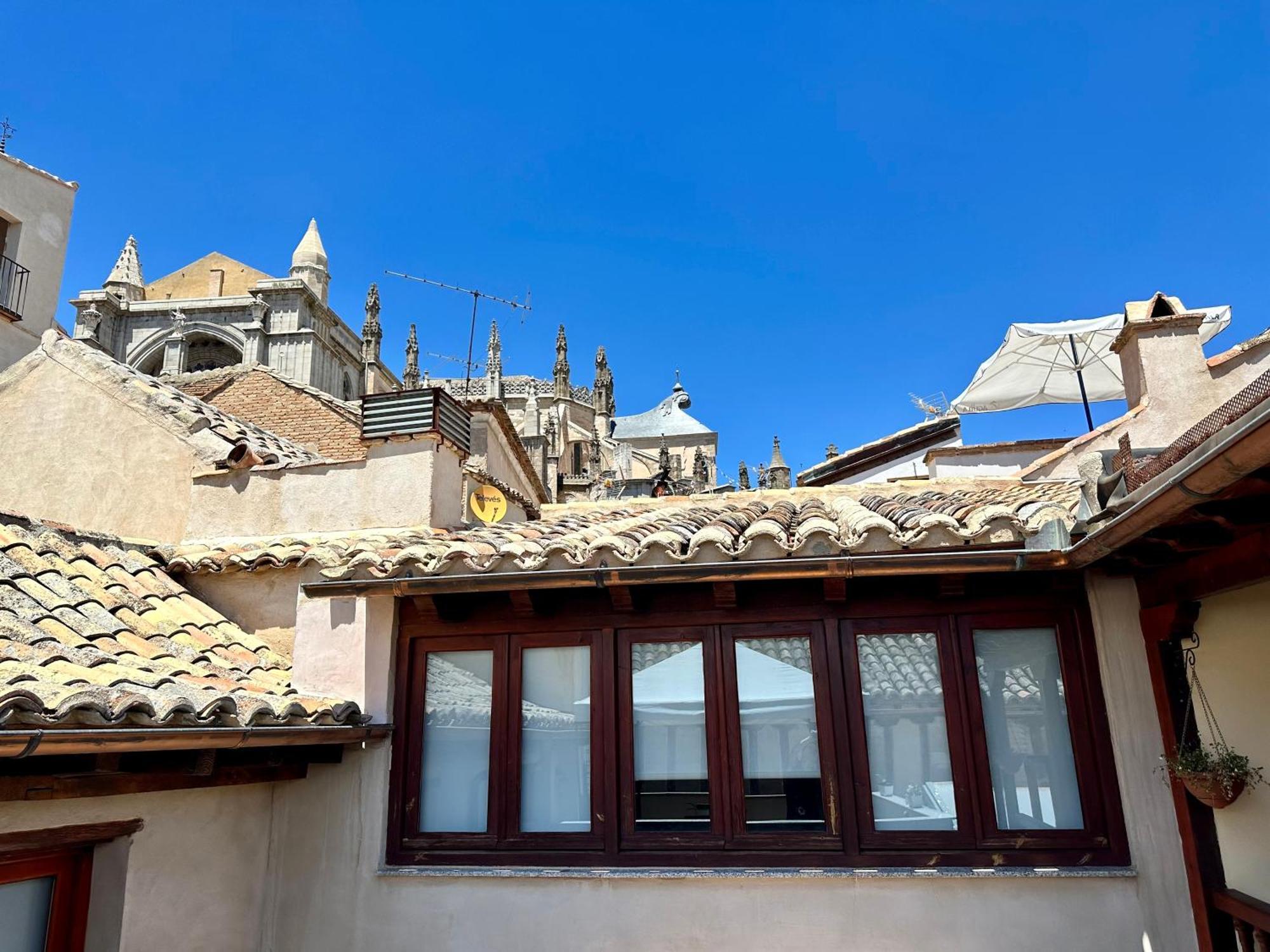 Apartamento Canonigo - Terraza Con Vistas Toledo Exterior foto