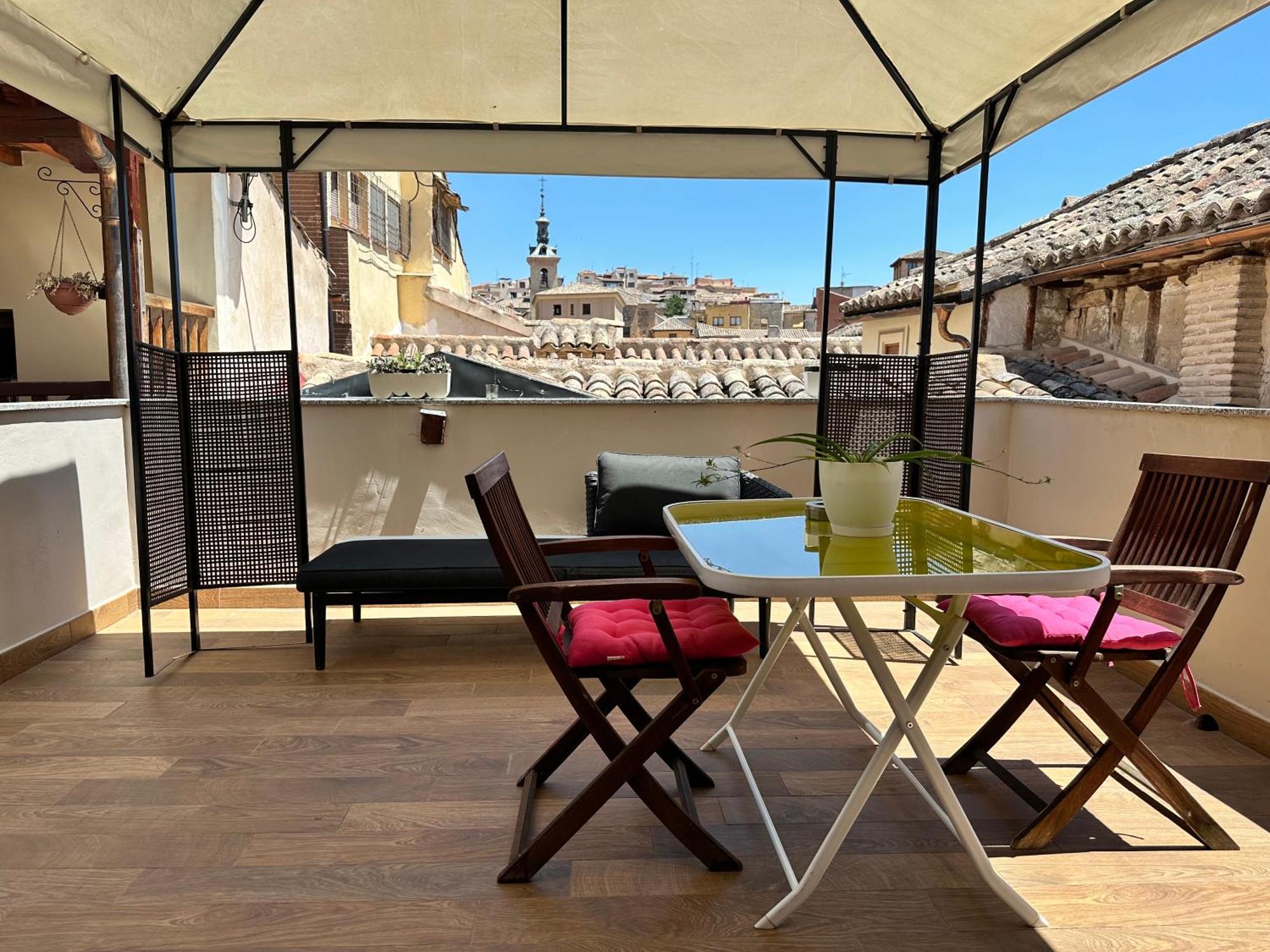 Apartamento Canonigo - Terraza Con Vistas Toledo Exterior foto